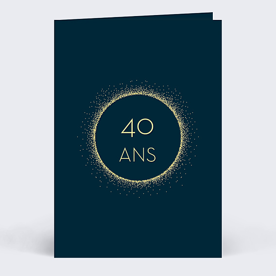 Invitation anniversaire Halo Lumineux