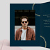 Invitation anniversaire Halo Lumineux Intérieur Gauche