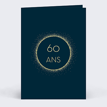 Invitation Anniversaire Adulte Halo Lumineux