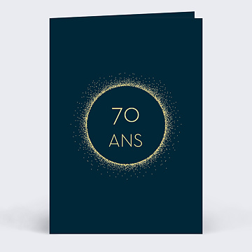Invitation Anniversaire Adulte Halo Lumineux