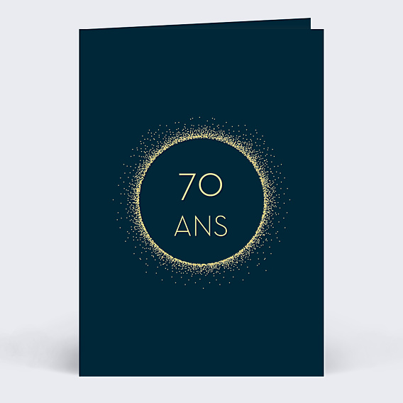 Invitation anniversaire Halo Lumineux