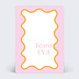 Carte Invitation EVJF Ondulation
