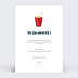 Carte Invitation EVJF Beer Pong Verso