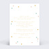 Carte Invitation EVJF Confettis Verso