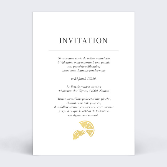 Carte invitation EVJF Trinquons Verso