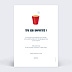 Invitation EVJF Beer Pong