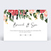 Invitation EVJF Wild Flowers