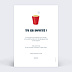 Carte invitation EVJF Beer Pong Verso