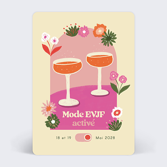 Invitation EVJF Mode activé