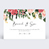 Carte invitation EVJF Wild Flowers