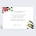Carte invitation EVJF Wild Flowers Verso