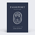 Carte invitation EVJF Passeport