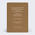 Carte invitation EVJF EVJF Kraft Verso