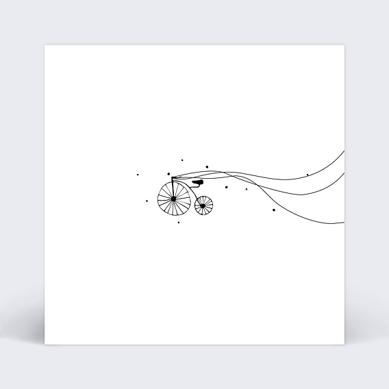 Cartes Invitation Mariage A bicyclette