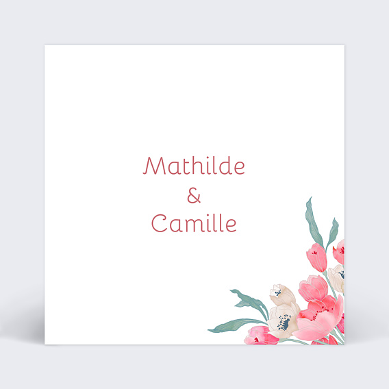 Cartes Invitation Mariage Bohème chic