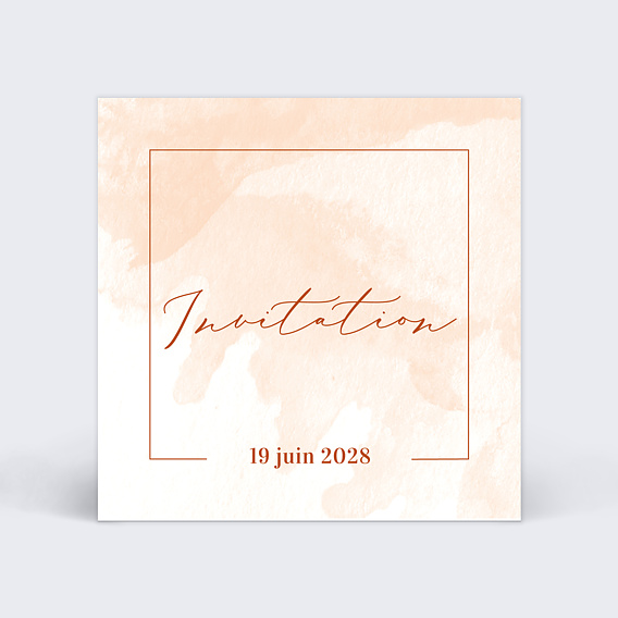 Cartes invitation mariage Été Indien