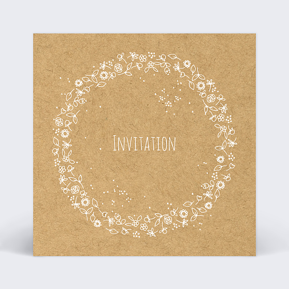 Cartes invitation mariage Fleurs de Printemps