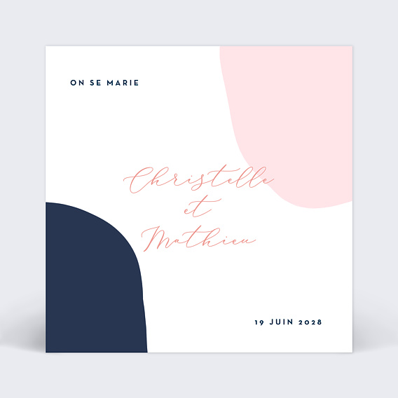Cartes invitation mariage Oh Boy! 