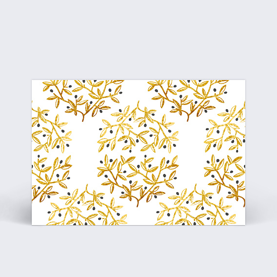 Cartes invitation mariage Branches d'Olivier