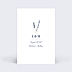 Cartes invitation mariage Jolie Lavande