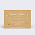 Cartes Invitation Mariage Tourbillon d'Étoiles kraft