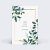 Cartes invitation mariage Luxe