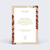 Cartes invitation mariage Boho Verso