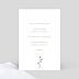 Cartes invitation mariage Idylle Kaki Verso