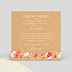 Cartes invitation mariage Mariage Enfant Verso