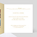 Cartes invitation mariage Ligne Intérieur Droit