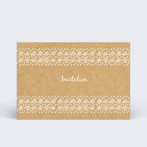 Cartes Invitation Mariage Jolie Dentelle