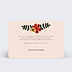Cartes invitation mariage Anémone Verso