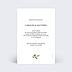 Cartes invitation mariage Aquarelle Botanique Verso