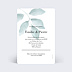 Cartes invitation mariage Botanique Verso