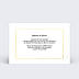 Cartes invitation mariage Feuilles d'Or Verso