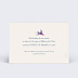 Cartes invitation mariage Hirondelle d'Amour Verso