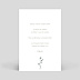 Cartes invitation mariage Idylle Kaki Verso