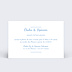 Cartes invitation mariage Instant élégant Verso