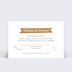 Cartes invitation mariage Promenade Champêtre Verso