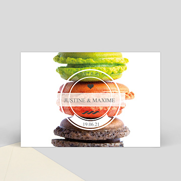 Carte D Invitation De Mariage Gourmandise Popcarte