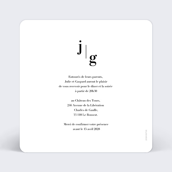 Cartes Invitation Mariage Sahara