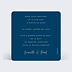 Cartes invitation mariage Velours Verso