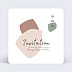 Cartes invitation mariage Argile