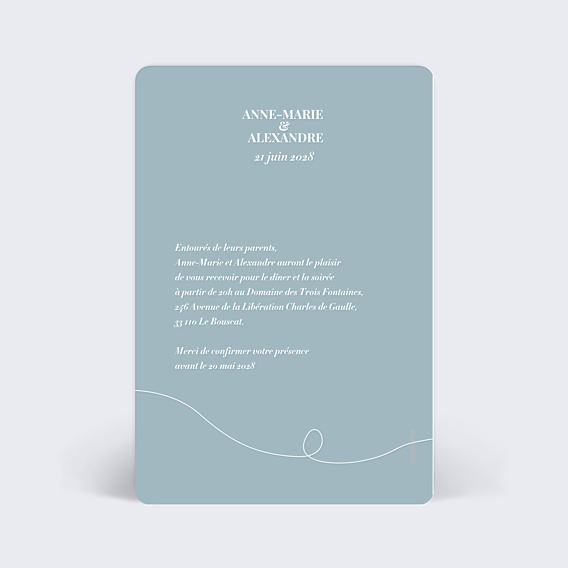Cartes Invitation Mariage Jolies Illustrations