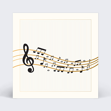 Carte D Invitation De Mariage Musique Popcarte Carte D Invitation De Mariage Musique Popcarte