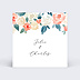 Cartes invitation mariage Envolée Florale