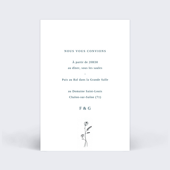 Cartes Invitation Mariage Idylle