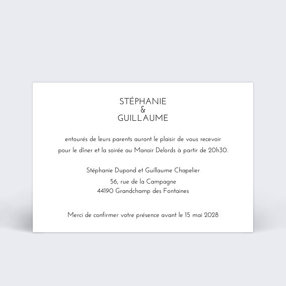 Cartes Invitation Mariage Puzzle