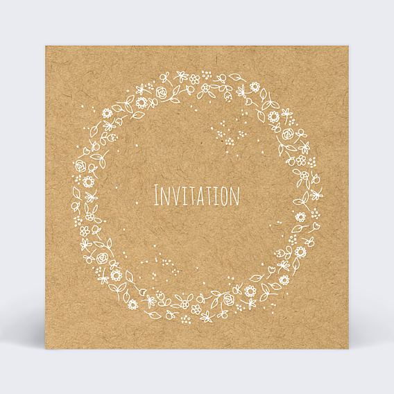 Cartes Invitation Mariage Fleurs de Printemps