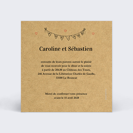Cartes Invitation Mariage Timeline